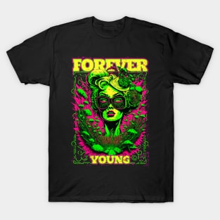 FOREVER YOUNG MARILYN MONROE MUSHROOM T-Shirt